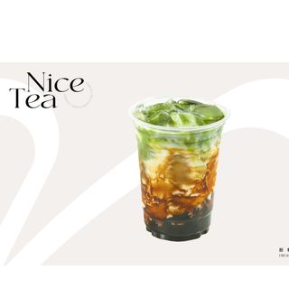 Té Matcha Con Azúcar Moreno Y Leche黑糖抹茶牛乳