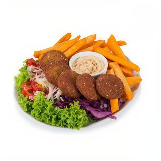 menú plato falafel