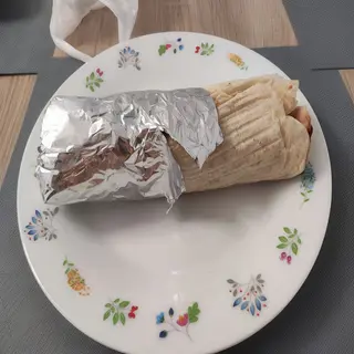 Durum con atún + patatas + bebida