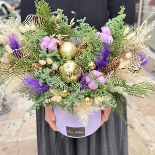 Purple&gold composition