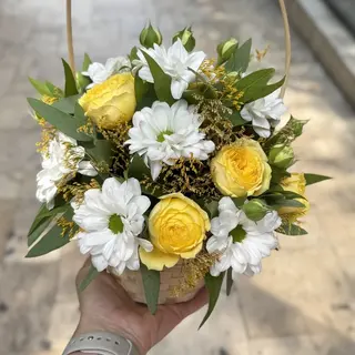 Yellow mini bucket