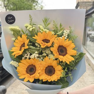 Sunflower&limonium