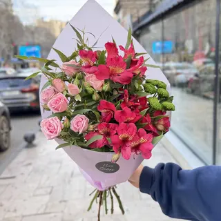 Green&pink mix
