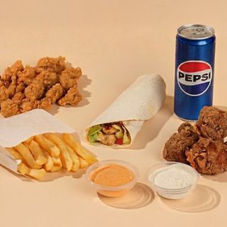 დიდი აზიური BBQ სითი როლის Fair Deal კომბო
