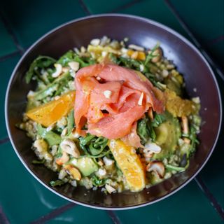 Smoked Salmon Salad with Avocado