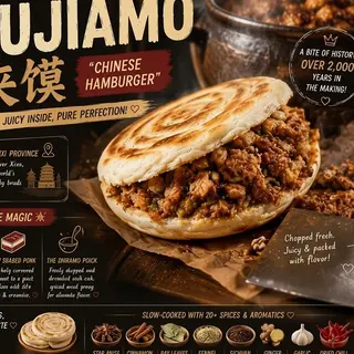 roujiamo (ჩინური ბურგერი)