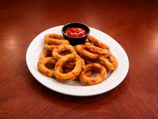 ხახვის რგოლები შემწვარი კლეარში