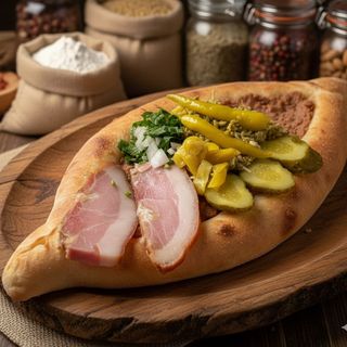 აჭარული ლობიანი ლორით