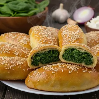 ისპანახის ღვეზელი (3 ცალი)