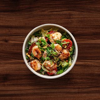 კრევეტების სალათი