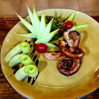 რვაფეხას მწვადი