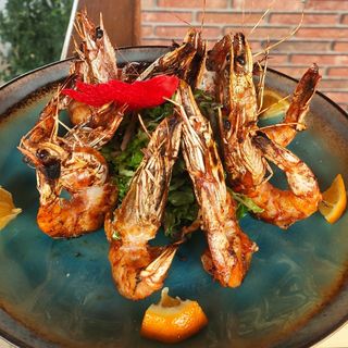 ვეფხვისებრი კრევეტი გრილზე