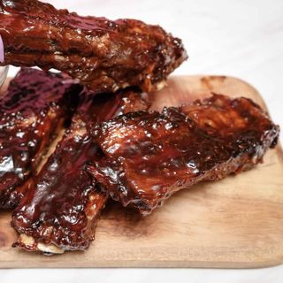 ღორის ნეკნი BBQ სოუსით