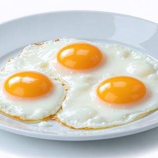 Fried eggs.