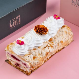 მერინგის რულეტი ჟოლოთი