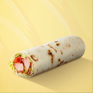 ჰოთ-დოგი სპეც სოუსით - ლავაშში