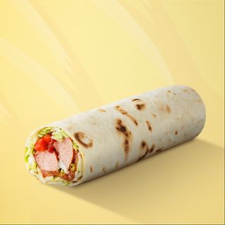 ჰოთ დოგი სტანდარტული სოუსით - ლავაშში