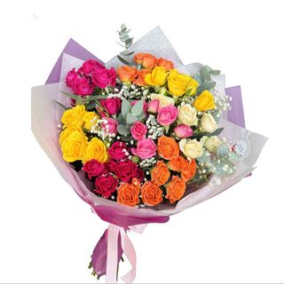 ფერადი ჯუჯა ვარდები (9)