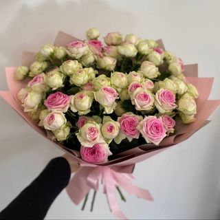 სპრეი ვარდები - ნაზი ვარდისფერი (15)