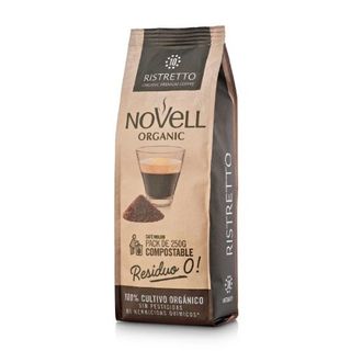 NOVELL RISTRETTO GROUND - Organic Roasted coffee ground 250 gr