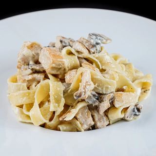 Fettuccine chicken&mushrooms