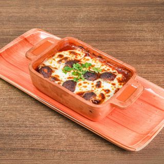 ქათმის ბურთულები მოცარელათი