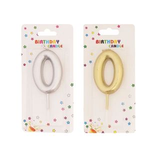 სანთელი ციფრი 0