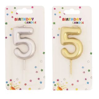 სანთელი ციფრი 5