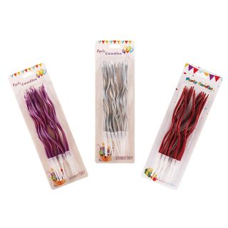 სანთელი ქრომირებული დახვეული