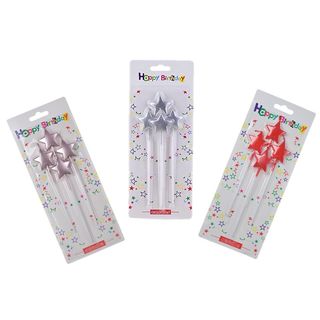 სანთელი ვარსკვლავი ჩხირზე 4ც