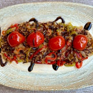 ბრინჯი ბოსტნეულით