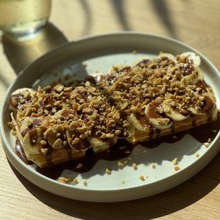 Banana Chocolate Waffle