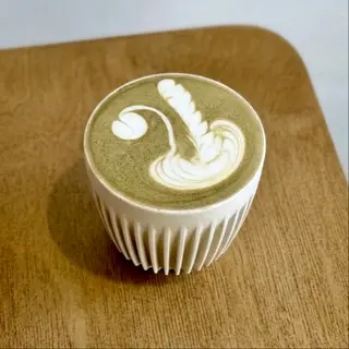 Hojicha latte
