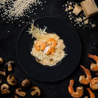 რიზოტო კრევეტებით