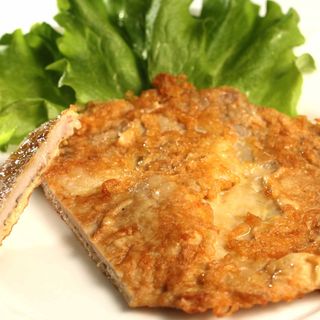 Chicken fillet chops with rice
