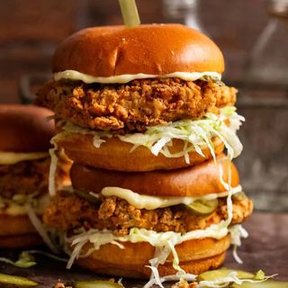 4x ქათმის ბურგერი