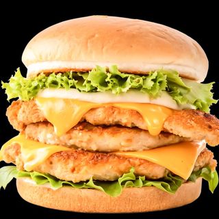 3x ქათმის ბურგერი