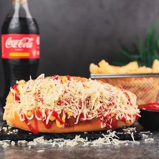 ფრანკფურტერი ყველით კომბო/Frankfurter with cheese combo