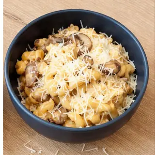 Mushroom Julienne Mac and Cheese