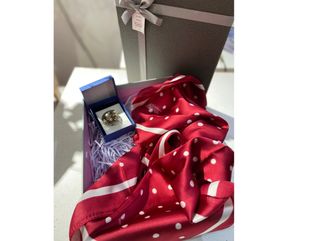 ბროში და შარფი