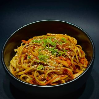 Udon with vegetables