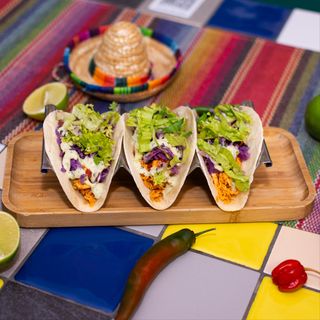 3 Chicken Tinga Tacos