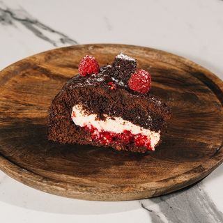  შოკოლადის ლავა ხილით