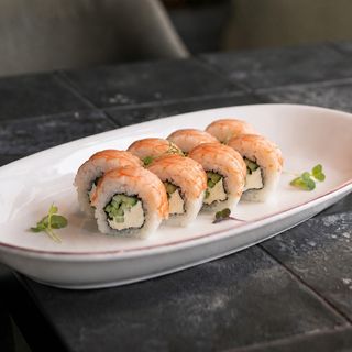 Philadelphia with shrimp