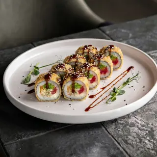 Tempura with eel