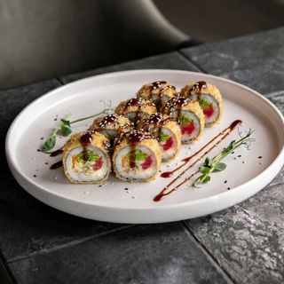Tempura with eel