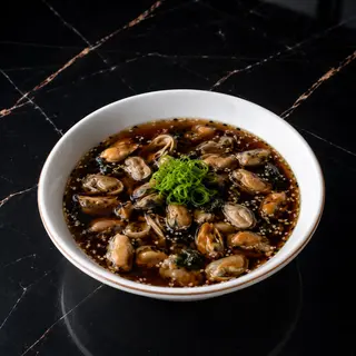 Miso soup with mussels