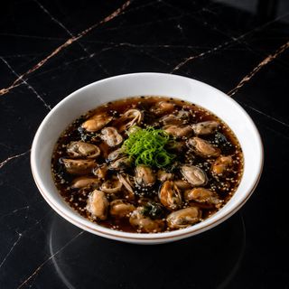 Miso soup with mussels