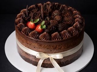 შოკოლადის ტორტი 22 ნაჭრიანი