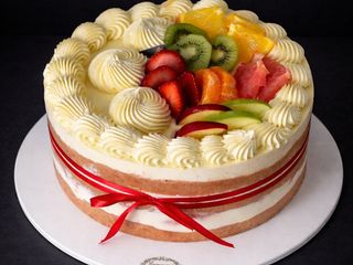 დიდი ხილის ტორტი სახლური